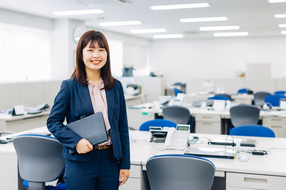 写真：インタビュー中の雰囲気