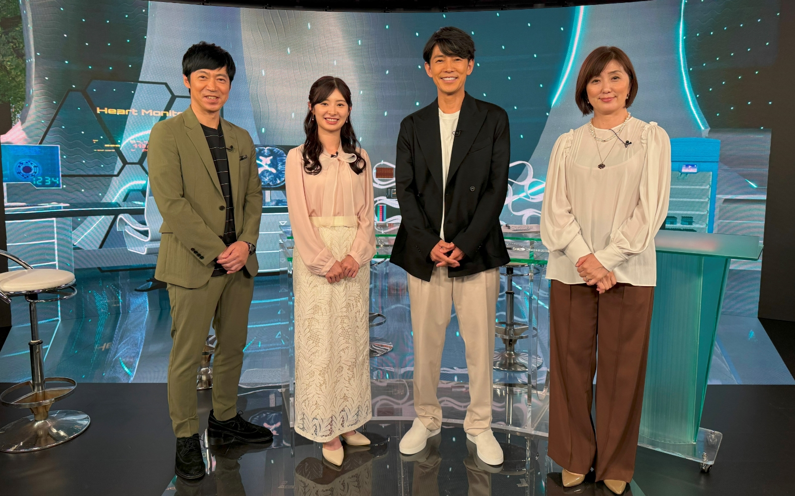 「アルフレッサ presents 藤木直人が名医に学ぶ！～再生医療の世界～」の出演者 MC：藤木直人、進行：佐々木恭子（フジテレビアナウンサー）、ゲスト：東貴博/武藤十夢